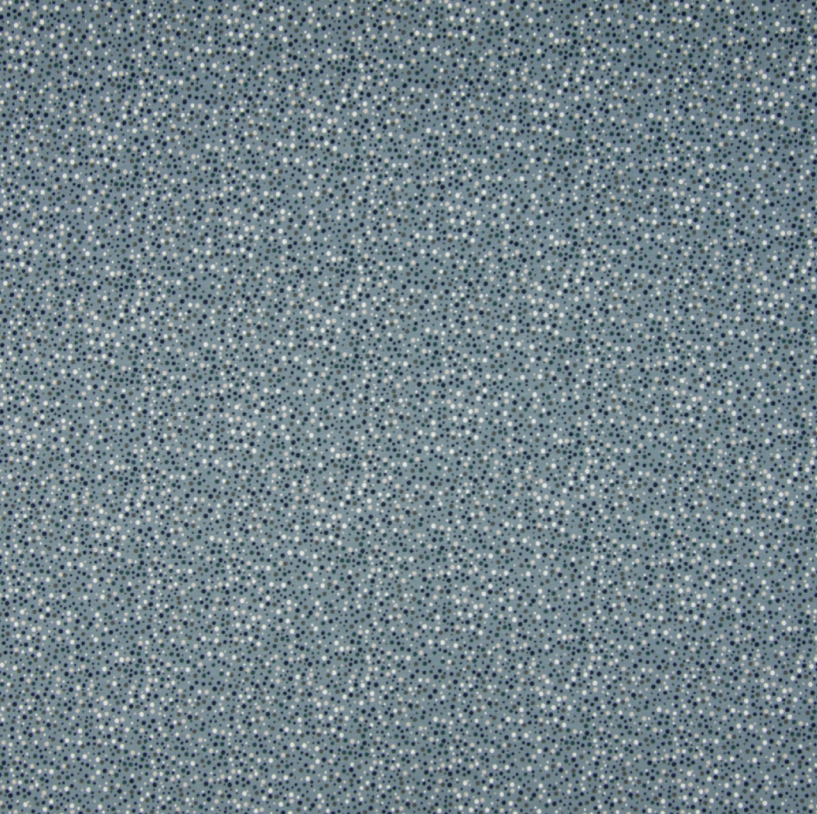 Baumwolljersey "Pailsey" mit Pünktchen, Dusty Blue