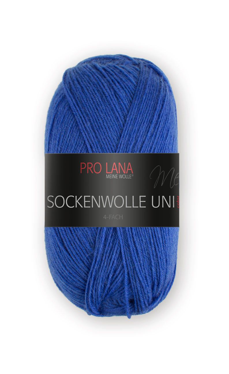 Pro Lana Sockenwolle Uni 100g - Royalblau 425