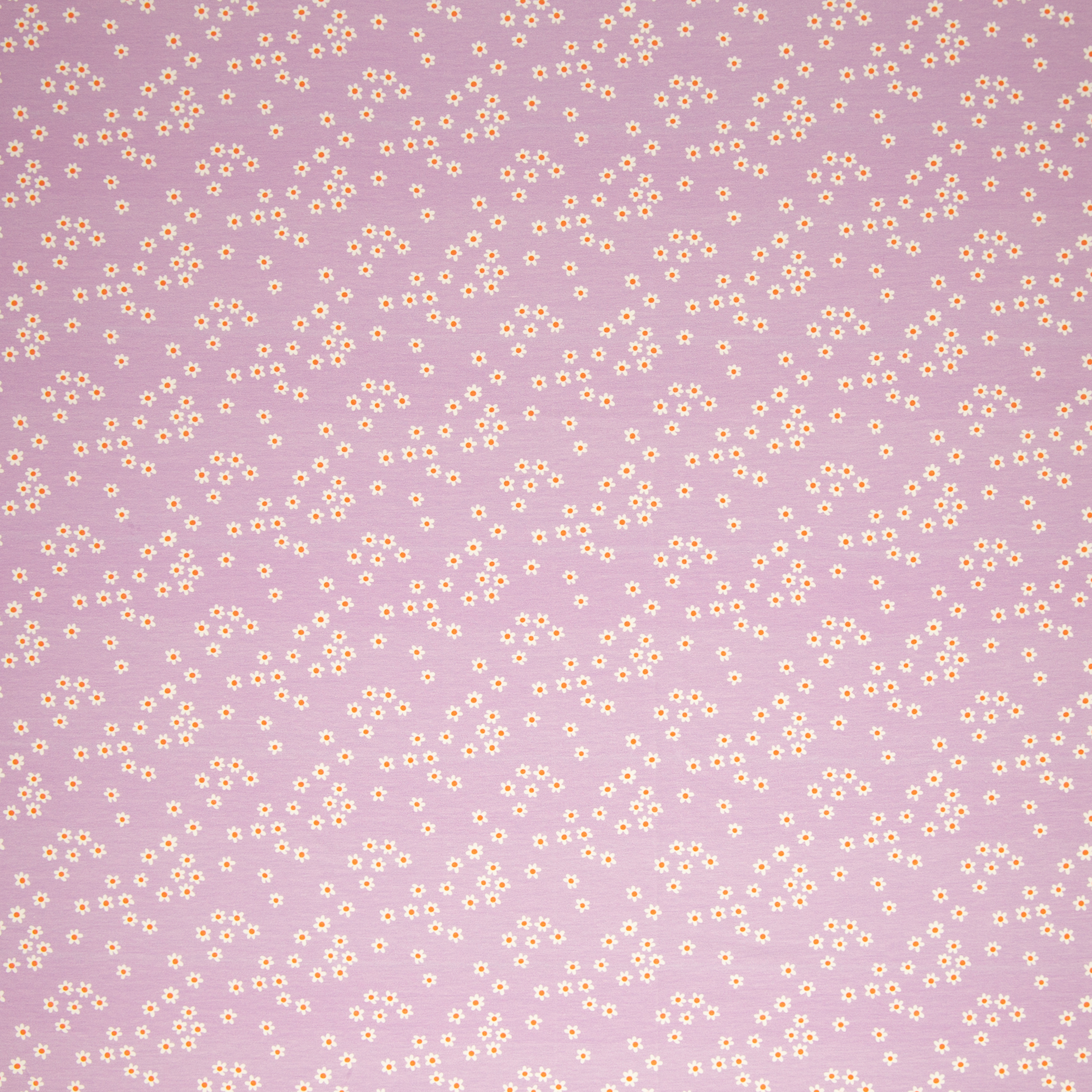 Jerseystoff Blumenmuster auf Flieder Swafing
