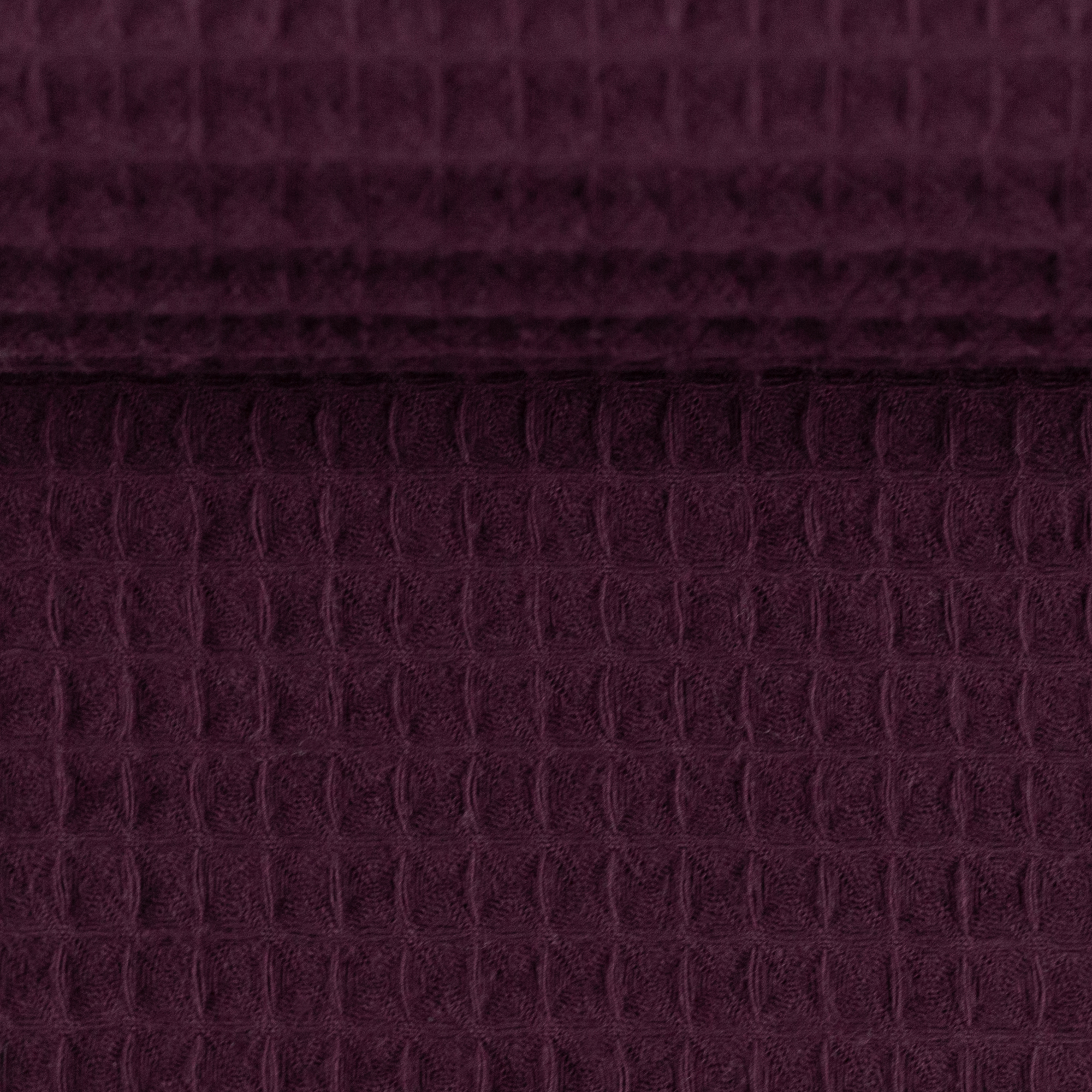 Waffelpique "Nelson" - Aubergine 938