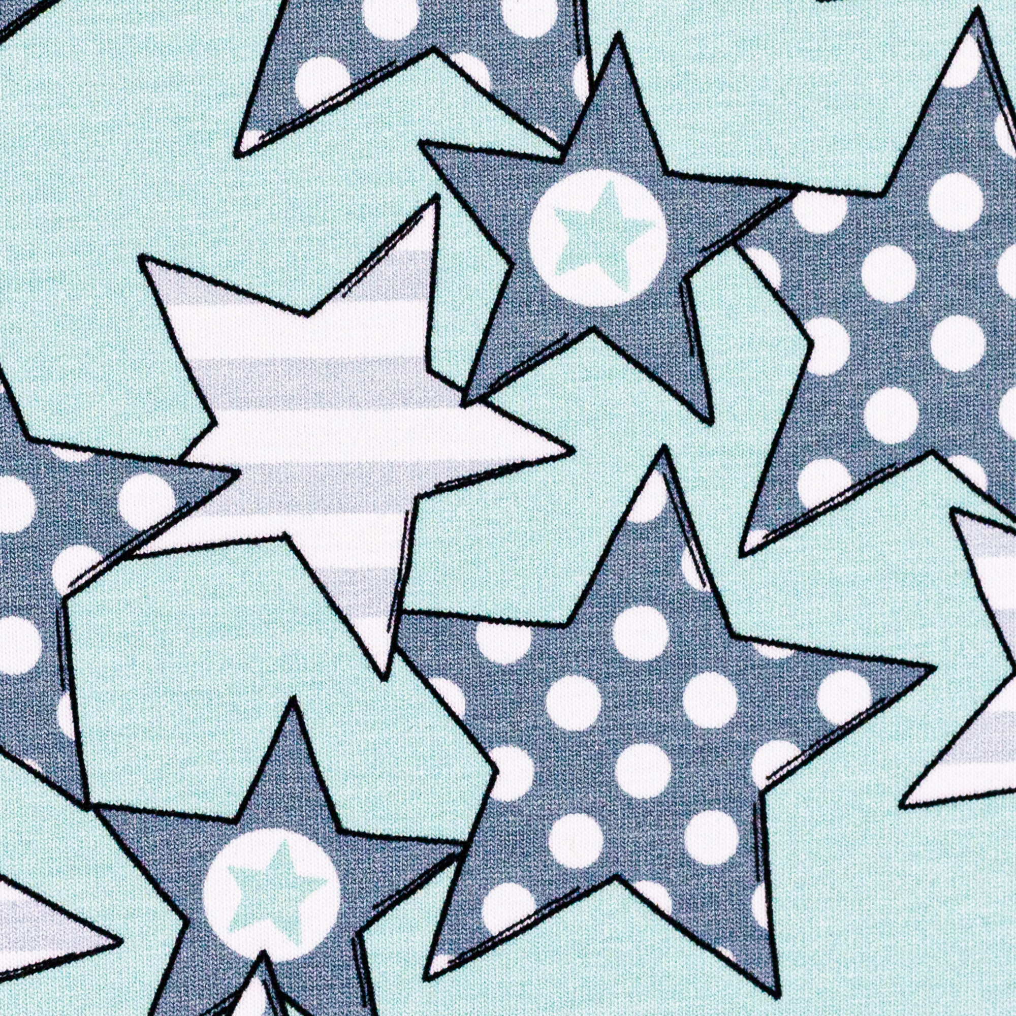 Jersey "Heavenly Friends" by Steinbeck - Große Sterne Mint Jersey "Heavenly Friends" by Steinbeck - Große Sterne Mint