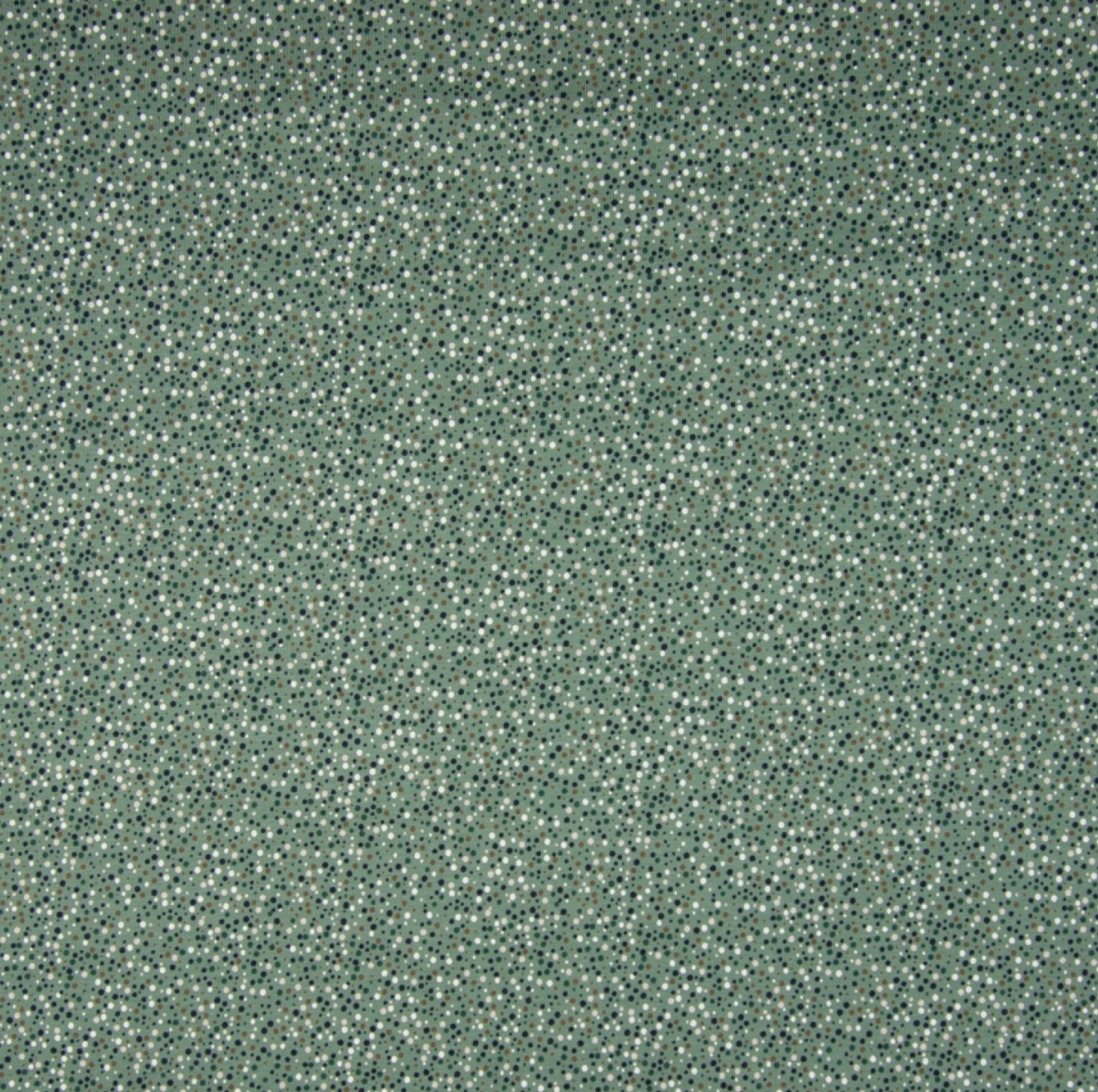 Baumwolljersey "Pailsey" mit Pünktchen, Dusty Green