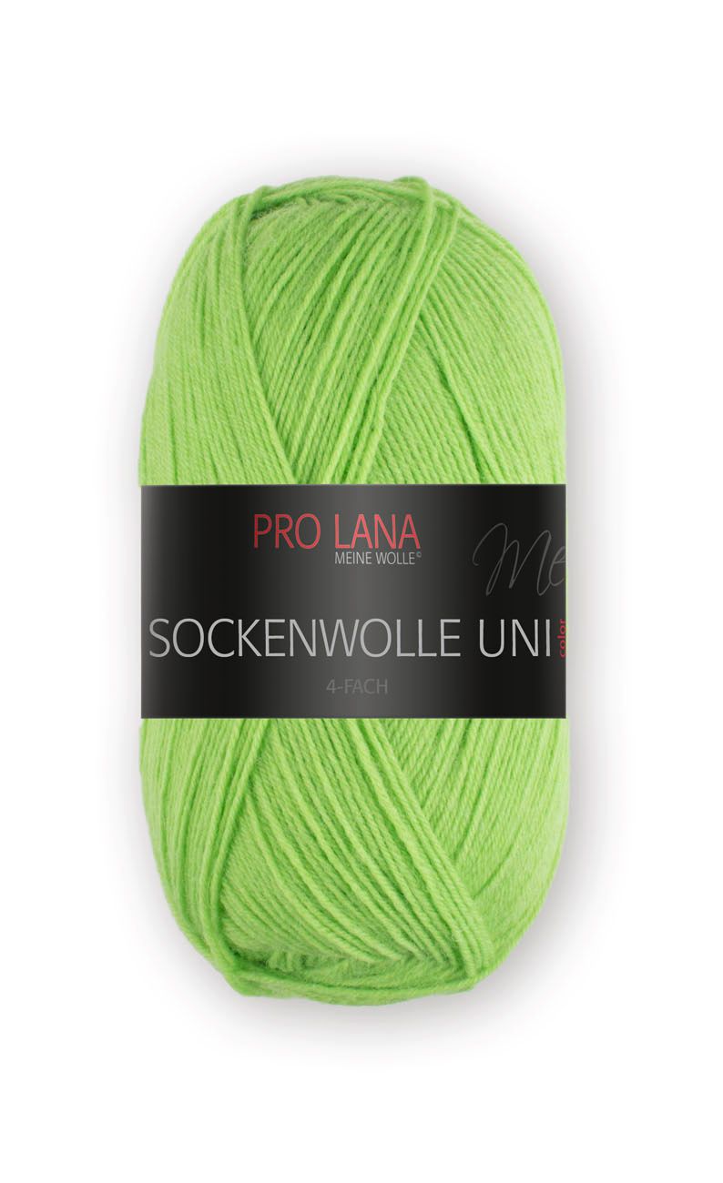Pro Lana Sockenwolle Uni 100g - Hellgrün 426