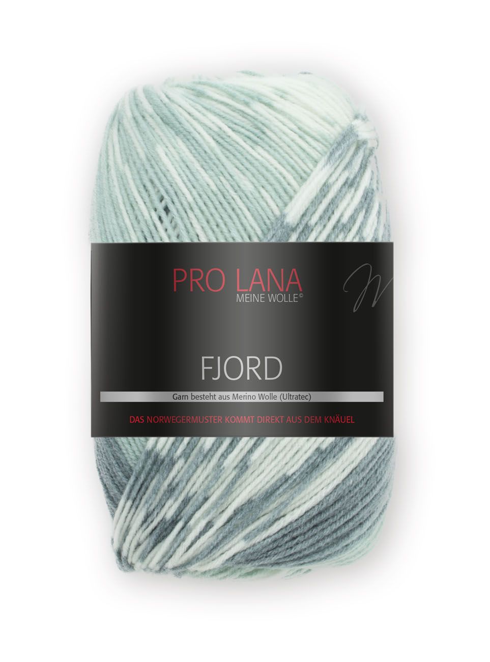 Pro Lana Fjord 100g - Grün / Mint / Weiß 85
