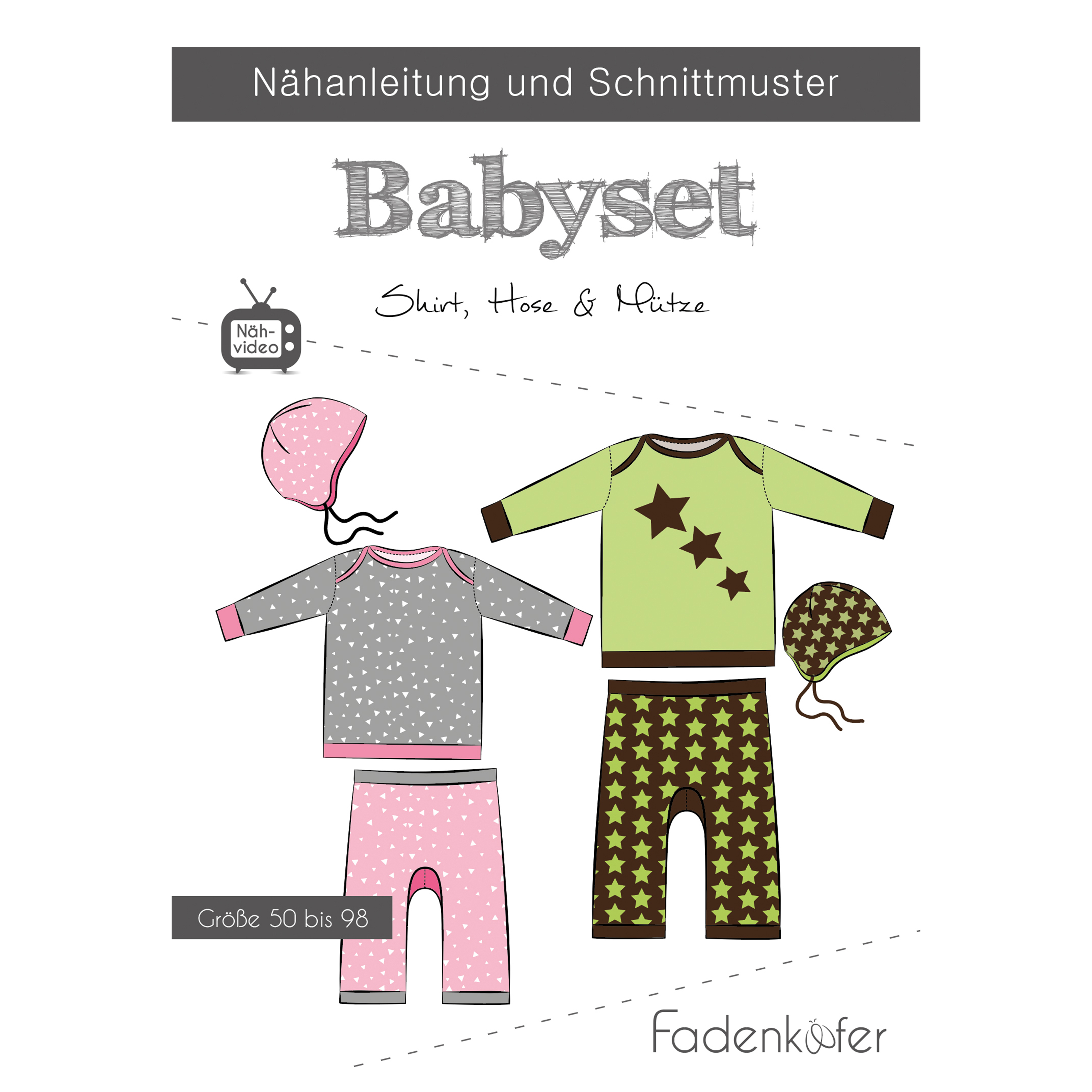 Papierschnittmuster Fadenkäfer® - Babyset