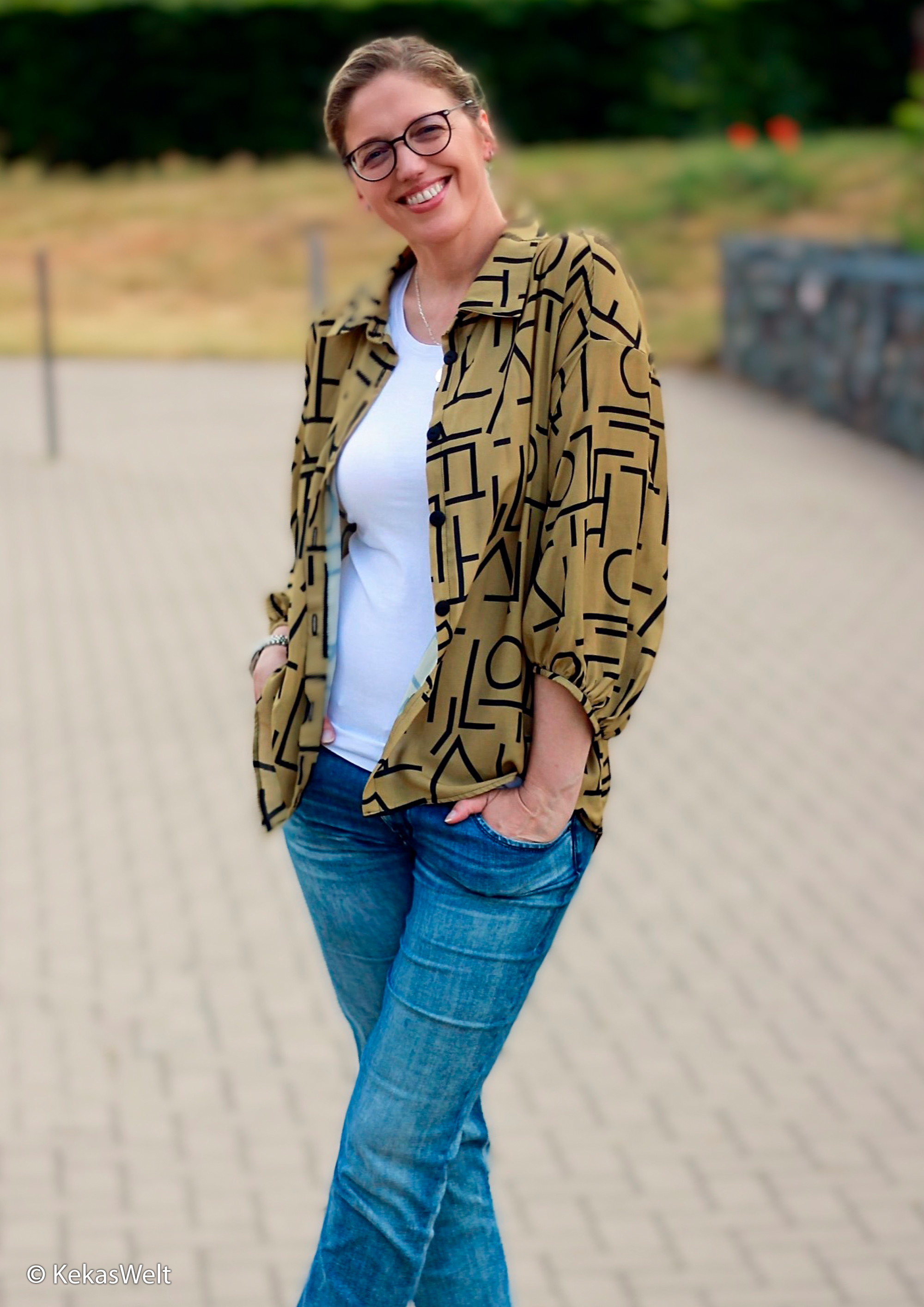Viskose Webware "Pauline" Swafing, Khaki