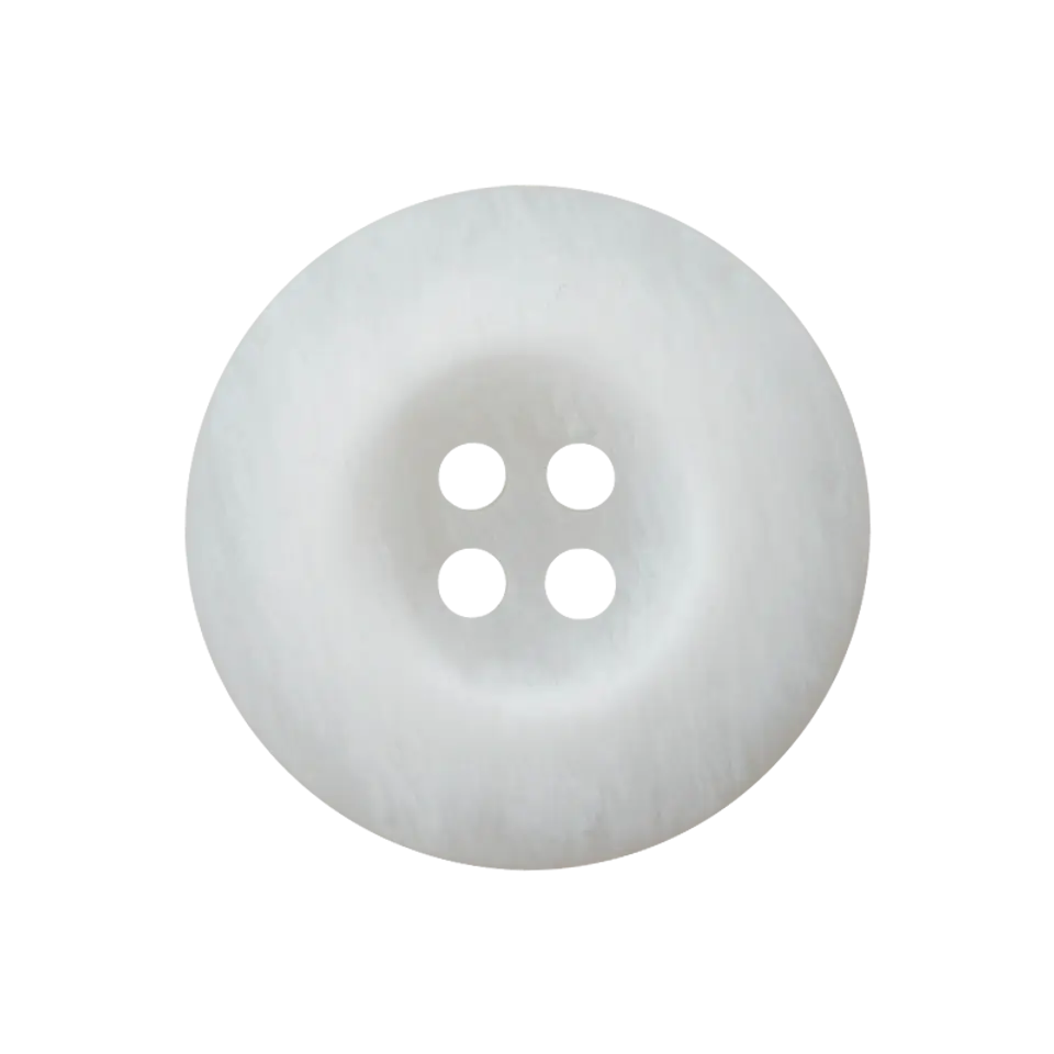 Prym Polyesterknopf 4-Loch - Weiß